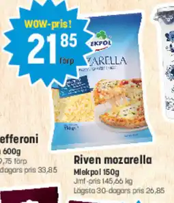 Eurocash MLEKPOL Riven mozarella tilbud