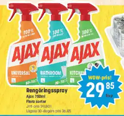 Eurocash AJAX Rengöringsspray tilbud