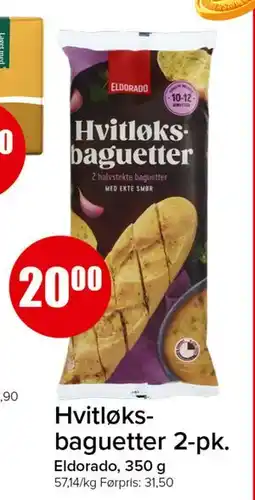 Spar Hvitløksbaguetter 2-pk., NOK 20 tilbud
