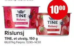 Spar Rislunsj, NOK 10 tilbud