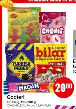 Spar Godteri, NOK 20 tilbud