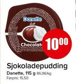 Spar Sjokoladepudding, NOK 10 tilbud