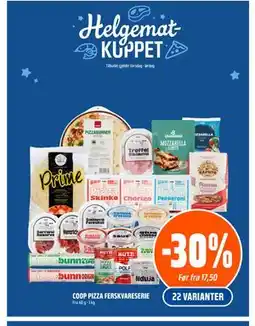 Coop Obs COOP PIZZA FERSKVARESERIE tilbud
