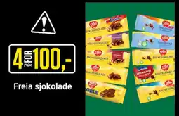 Europris Freia sjokolade tilbud