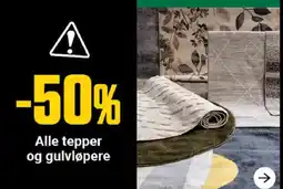 Europris Alle tepper og gulvløpere tilbud