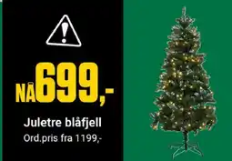 Europris Juletre blåfjell tilbud