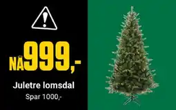 Europris Juletre lomsdal tilbud