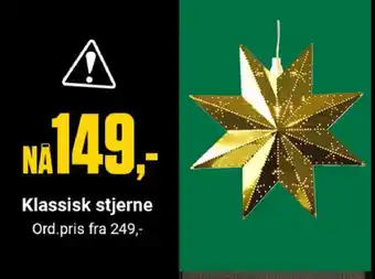 Europris Klassisk stjerne tilbud