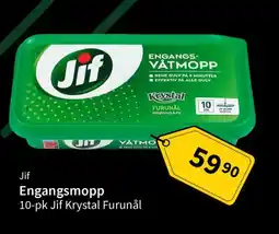 Europris Jif Engangsmopp tilbud