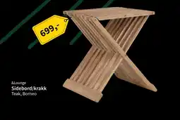 Europris &Lounge Sidebord/krakk tilbud