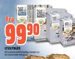 Obs Bygg Lysslynger tilbud