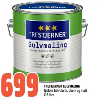 Obs Bygg Trestjerner gulvmaling tilbud