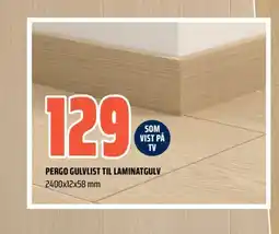 Obs Bygg Pergo gulvlist til laminatgulv tilbud