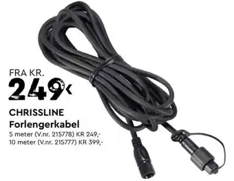 Mekk Chrissline forlengerkabel tilbud