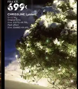 Mekk Chrissline lysnett tilbud