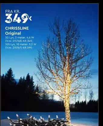 Mekk Chrissline original tilbud