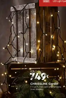 Mekk Chrissline gardin tilbud