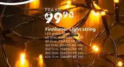Mekk Finnlumor Light string tilbud