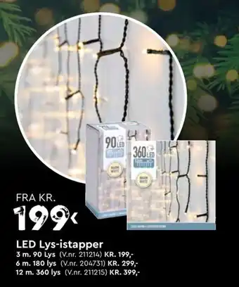 Mekk LED Lys-istapper tilbud