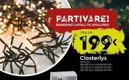 Mekk Closterlys Varmhvit tilbud