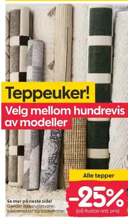 Rusta Se mer på neste side! tilbud