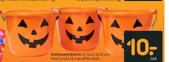 Rusta Halloweenbøtte tilbud