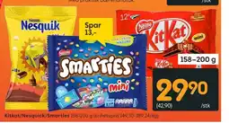 Rusta Kitkat/Nesquick/Smarties tilbud