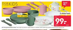 Rusta Serveringssett Elsaform Kids tilbud