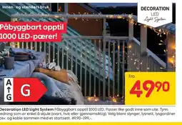 Rusta Decoration LED Light System tilbud