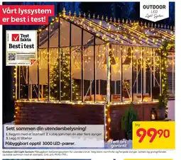 Rusta Outdoor LED Light System tilbud