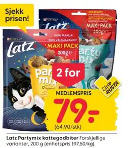 Rusta Latz Partymix kattegodbiter tilbud