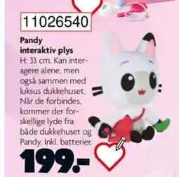 BR Leker Pandy interaktiv plys tilbud
