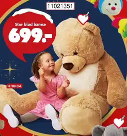 BR Leker Stor blød bamse tilbud