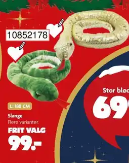 BR Leker Slange tilbud