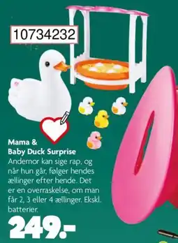 BR Leker Mama & Baby Duck Surprise tilbud