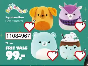 BR Leker Original squishmallow flere varianter. tilbud