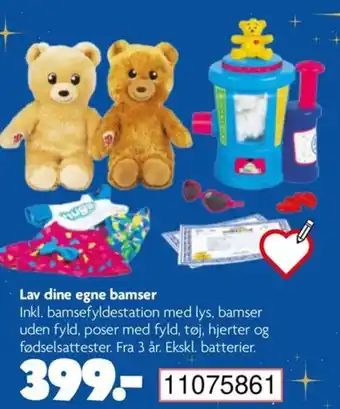 BR Leker Lav dine egne bamser tilbud