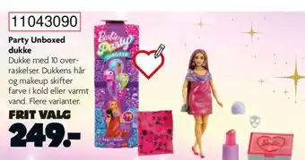 BR Leker Party Unboxed dukke tilbud