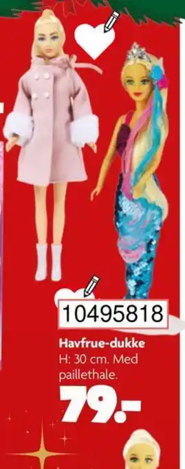 BR Leker Havfrue-dukke tilbud