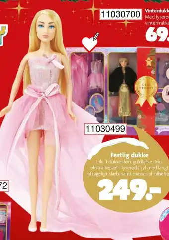BR Leker Festlig dukke tilbud