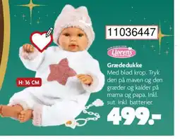 BR Leker Llorens Grædedukke tilbud