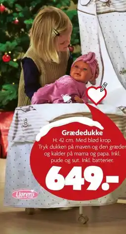 BR Leker Grædedukke tilbud
