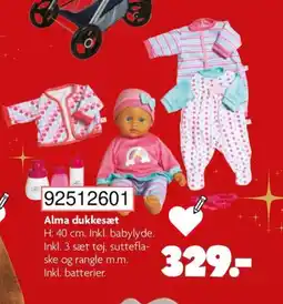 BR Leker Alma dukkesæt tilbud