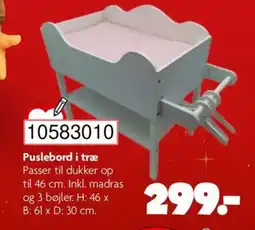 BR Leker Puslebord i træ tilbud