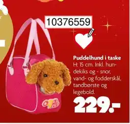 BR Leker Puddelhund i taske tilbud