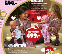 BR Leker Første skridt Emily dukke tilbud