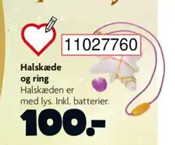 BR Leker Halskæde og ring tilbud