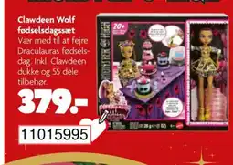 BR Leker Clawdeen Wolf fødselsdagssæt tilbud