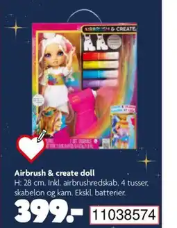 BR Leker Airbrush & create doll tilbud
