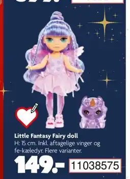 BR Leker Little Fantasy Fairy doll tilbud